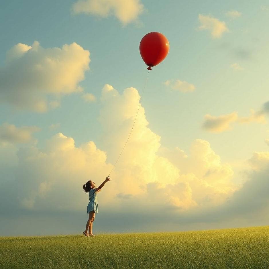 Dream : Catching a red balloon in a dream