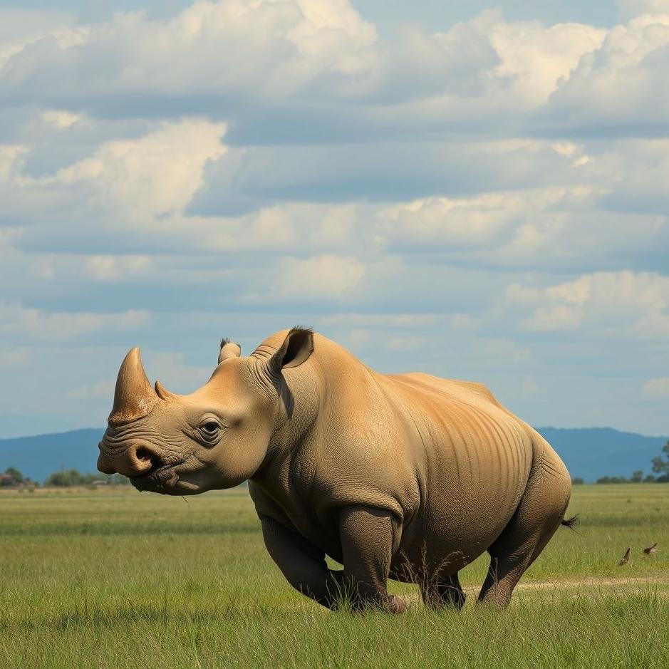 Dream : Catching a rhino in a dream