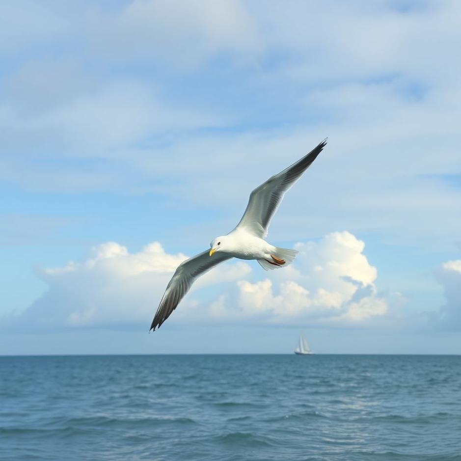 Dream : Catching a seagull in a dream
