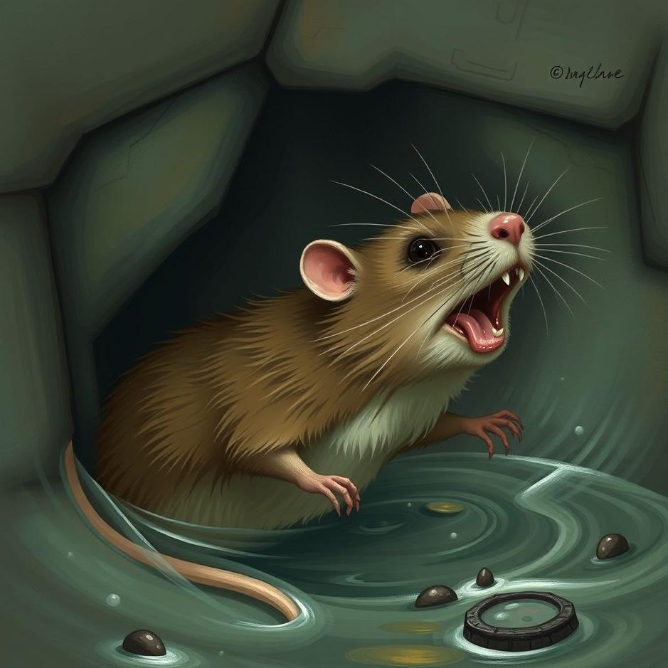 Dream : Catching a sewer rat in your dream