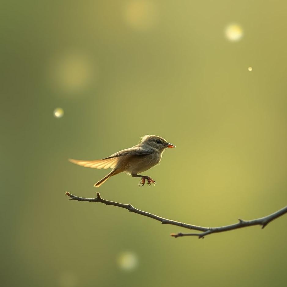 Dream : Catching a small bird in a dream