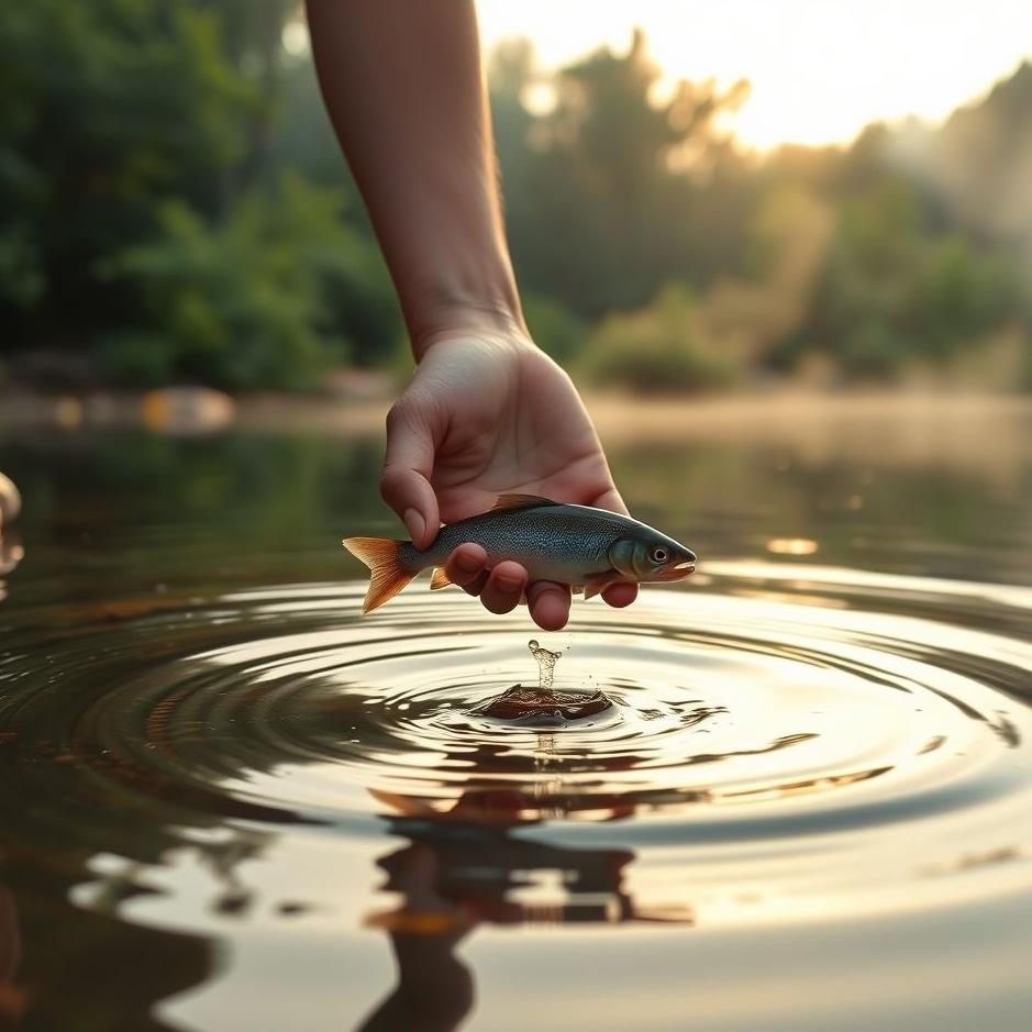 Dream : Catching a small fish