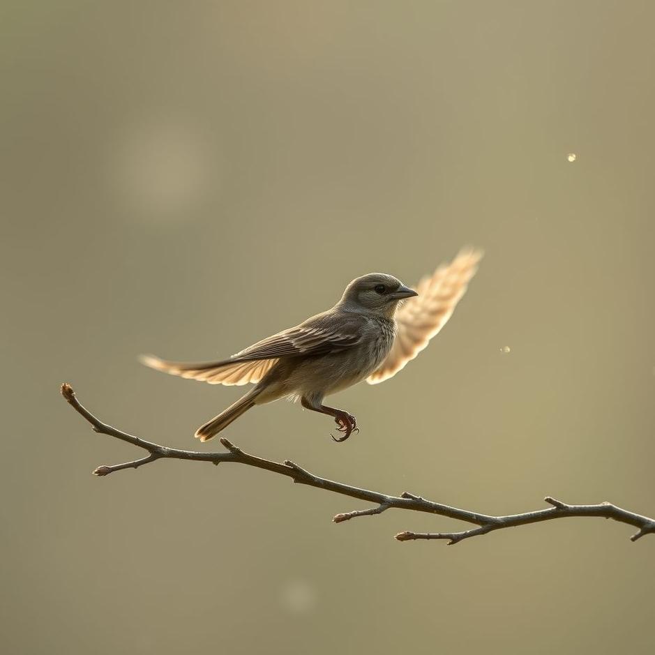 Dream : Catching a sparrow in a dream