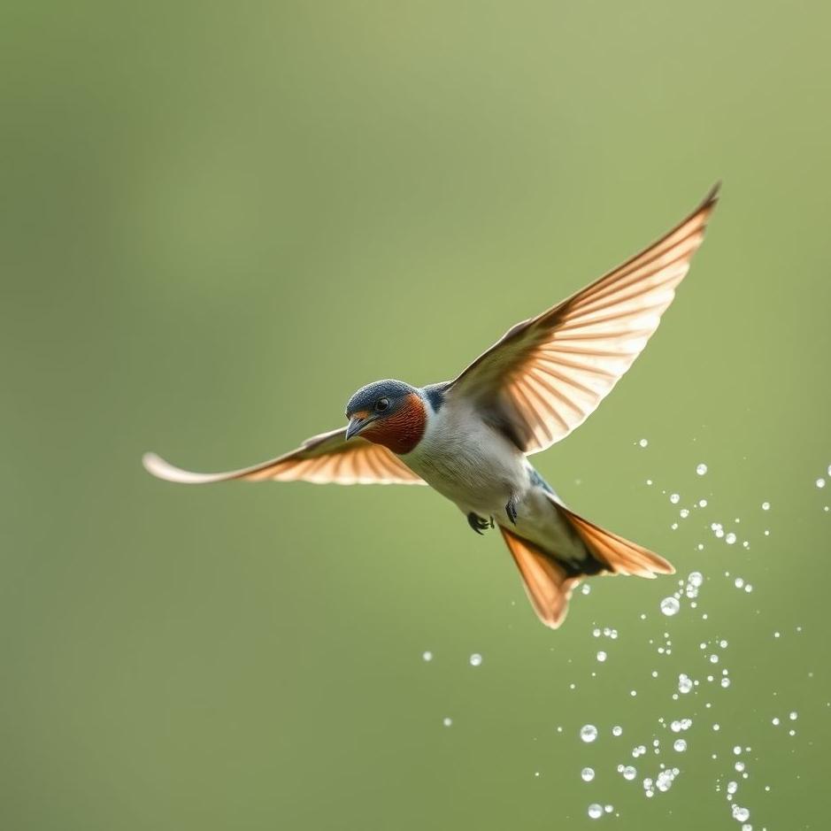 Dream : Catching a swallow in a dream