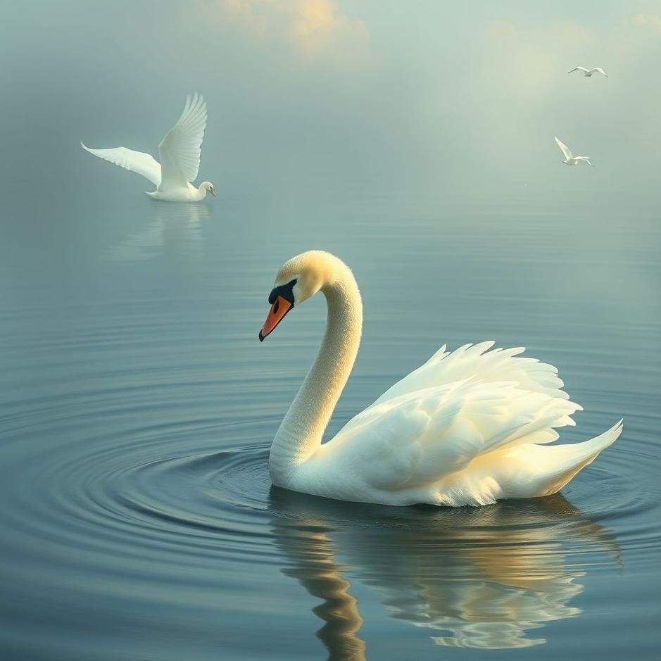 Dream : Catching a swan in a dream