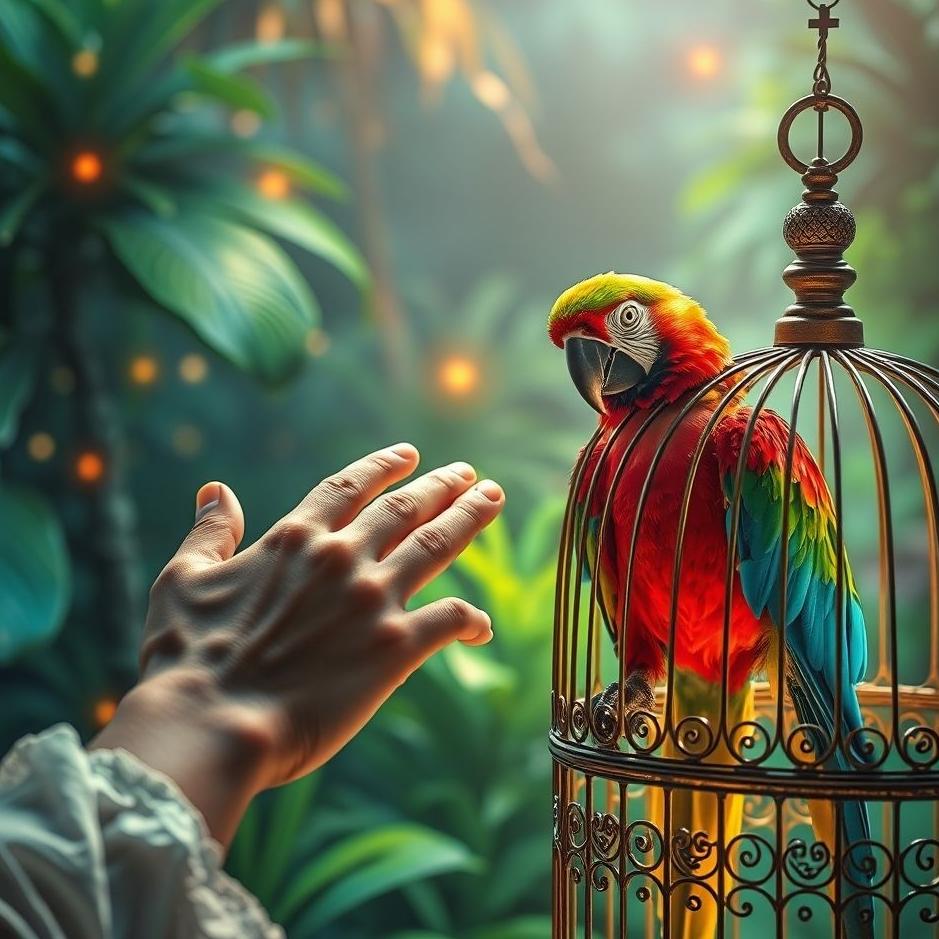 Dream : Catching a talking parrot in a dream