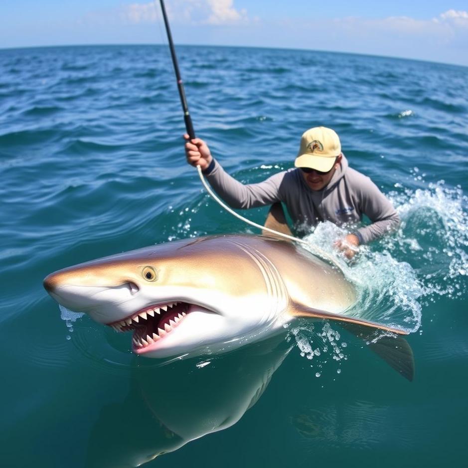 Dream Dictionary : Catching a white shark 