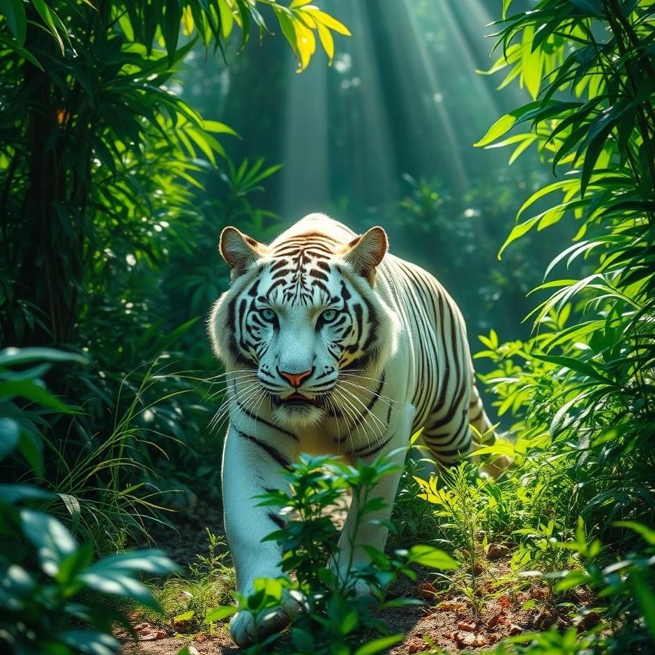 Dream : Catching a white tiger 