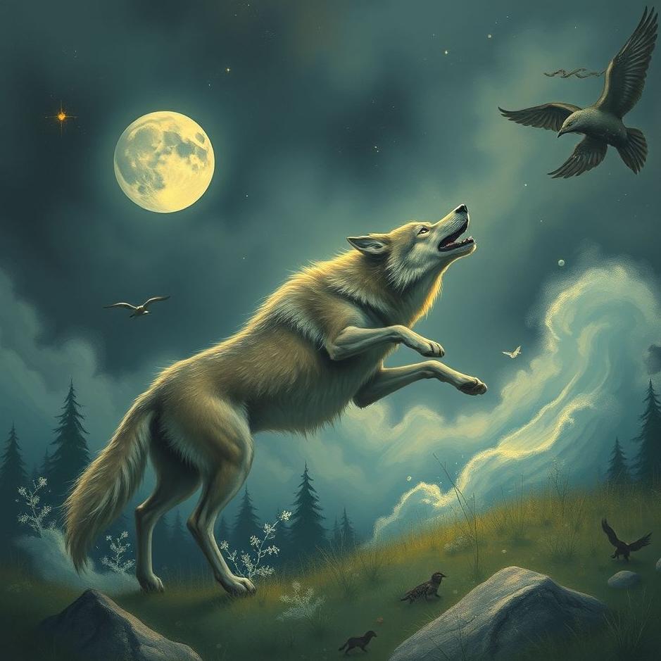 Dream : Catching a wolf in a dream