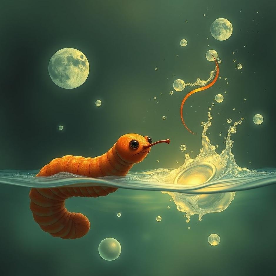 Dream : Catching a worm in a dream