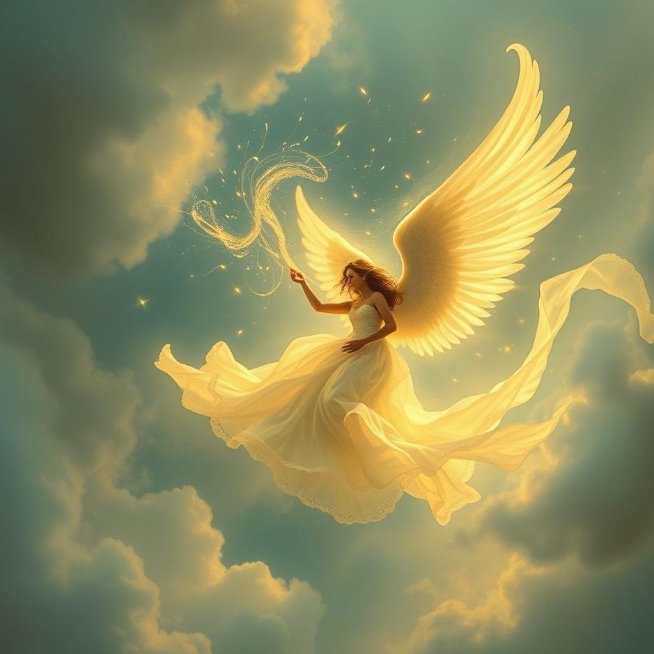 Dream : Catching an angel in a dream