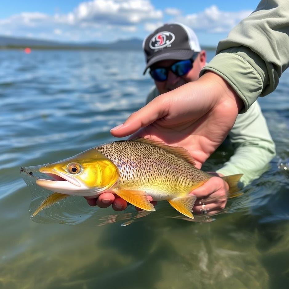 Dream : Catching and releasing fish