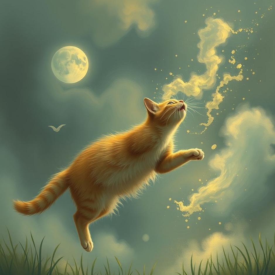 Dream : Catching and throwing away a cat in a dream