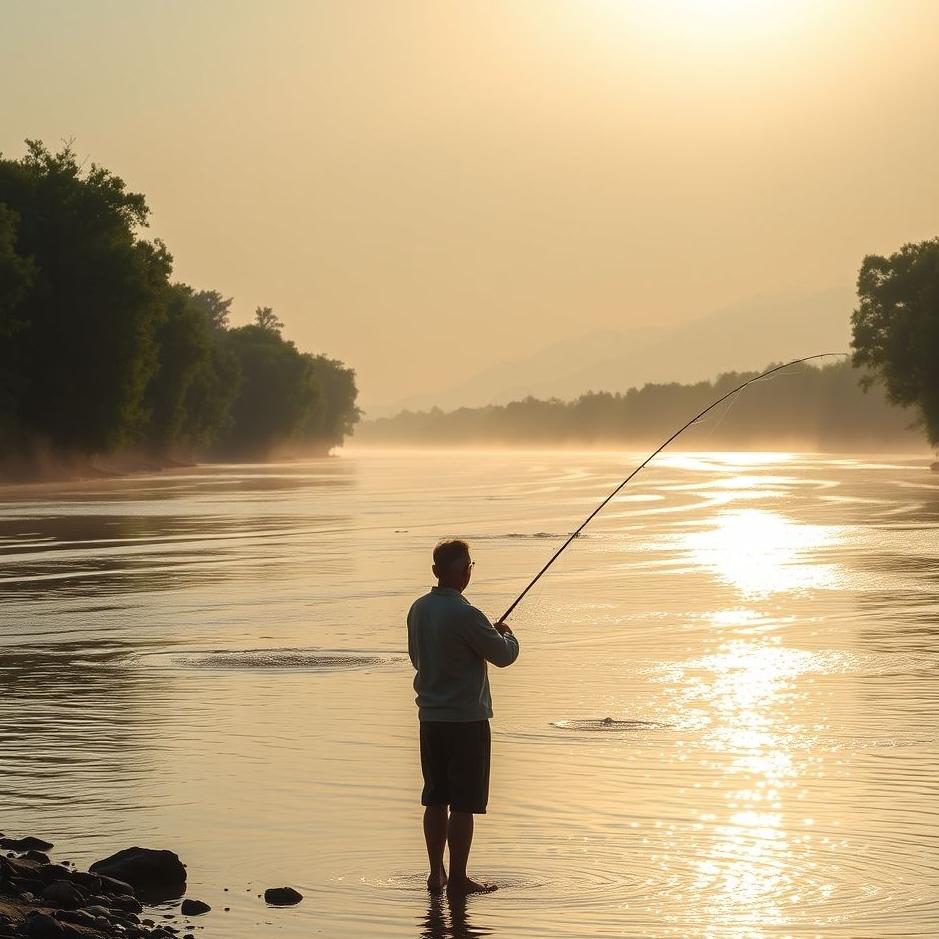 Dream : Catching fish from the river