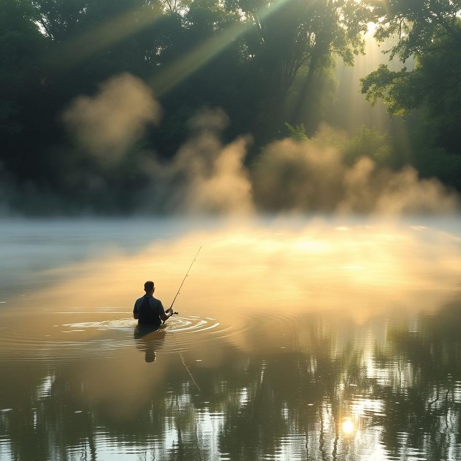 Dream : Catching fish in a pond