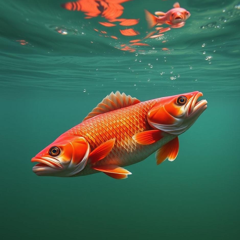 Dream : Catching red fish in a dream