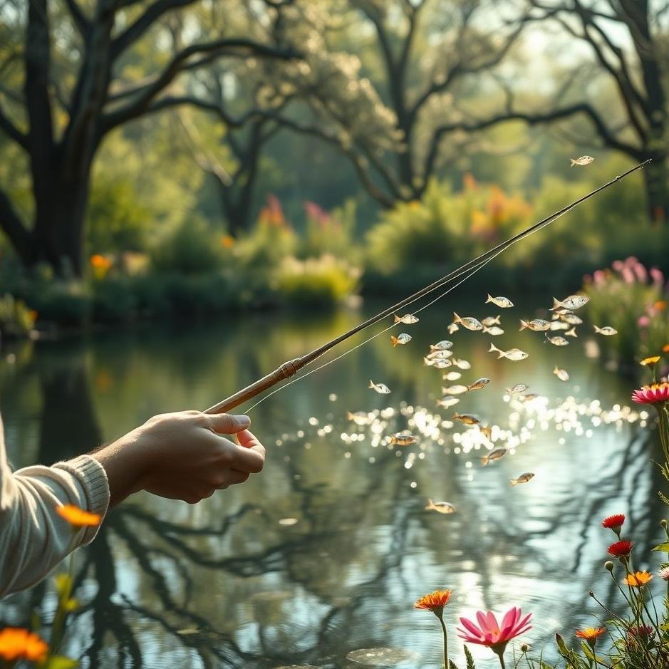 Dream : Catching small fish with a fishing rod in your dream