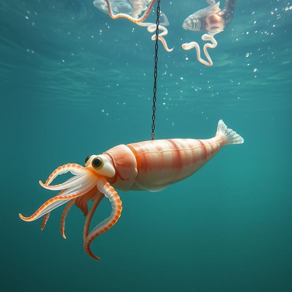 Dream : Catching squid in a dream