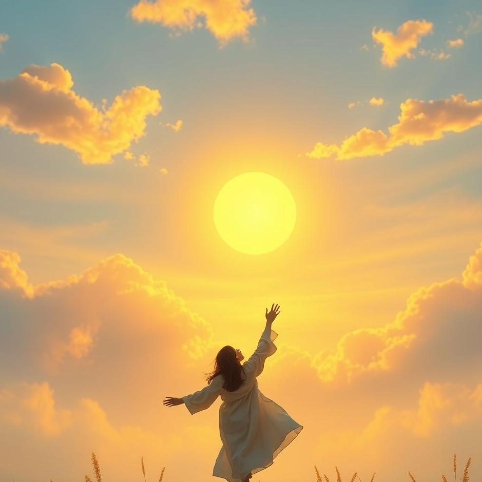 Dream : Catching the sun in a dream