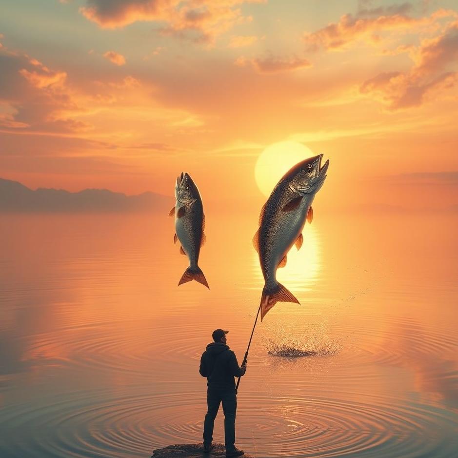Dream : Catching two big fish in a dream
