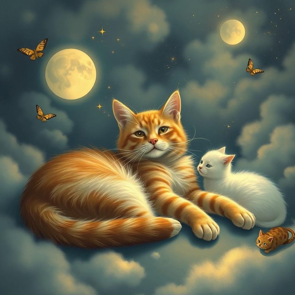 Dream : Cats around you in a dream