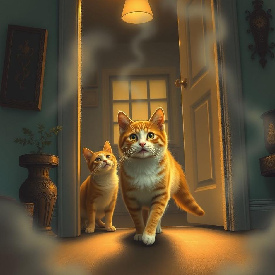 Dream : Cats enter the house in a dream