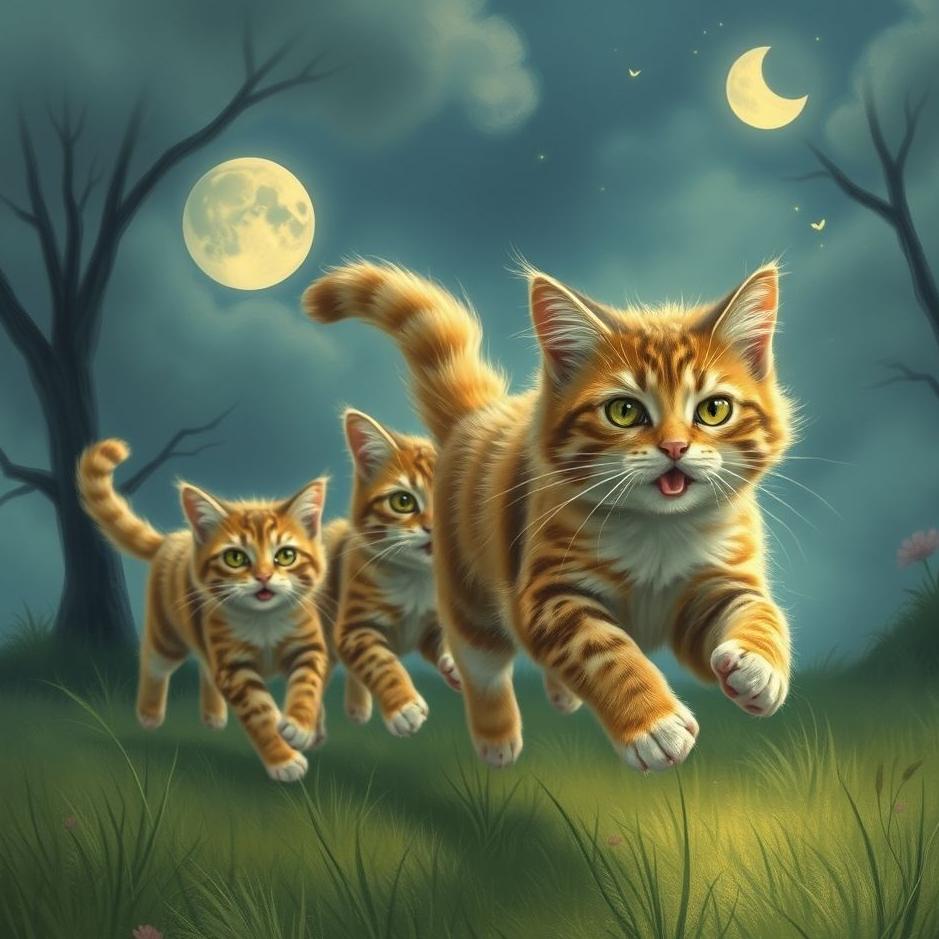 Dream : Cats running away from home in a dream