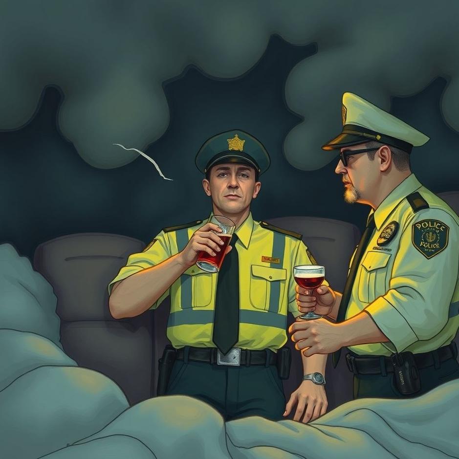 Dream : Caught drunk by the police in a dream