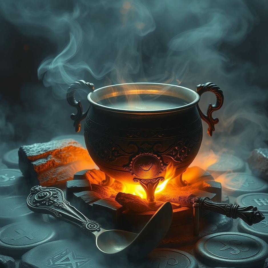 Dream : Cauldron and a ladle in a dream