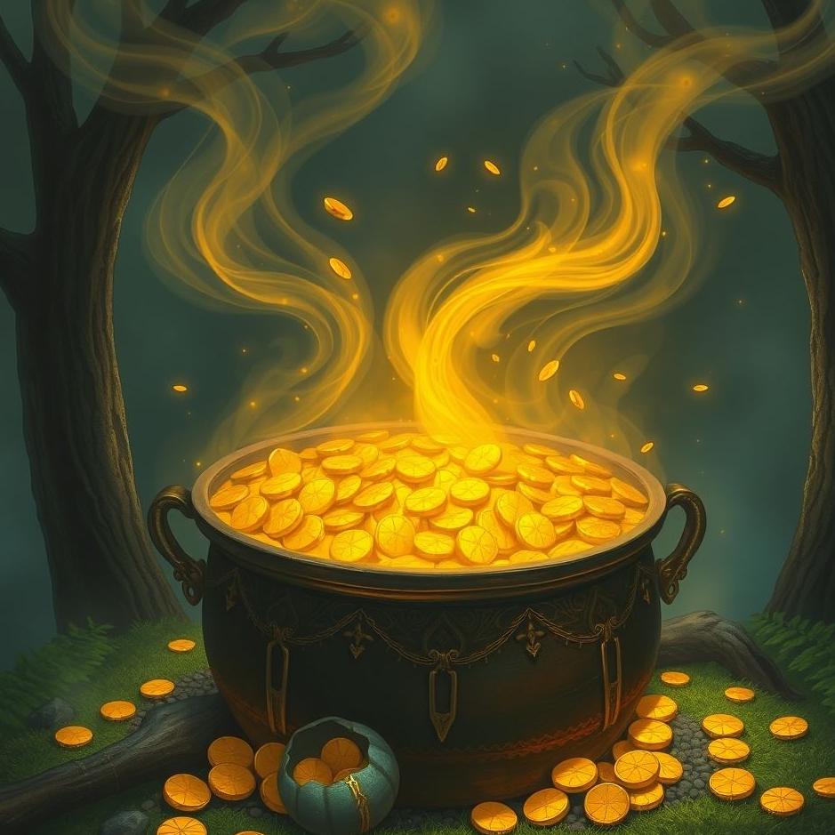 Dream : Cauldron full of gold in a dream