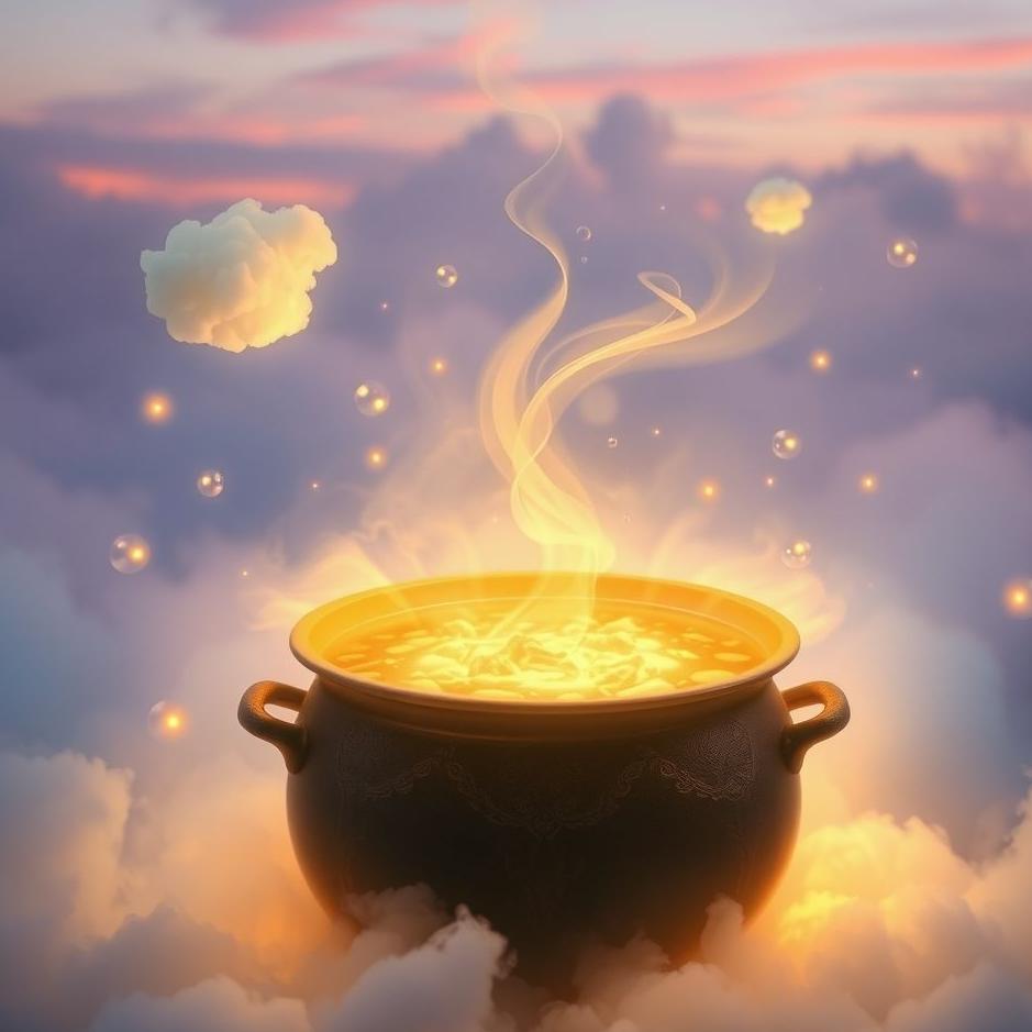 Dream : Cauldron full of soup in a dream