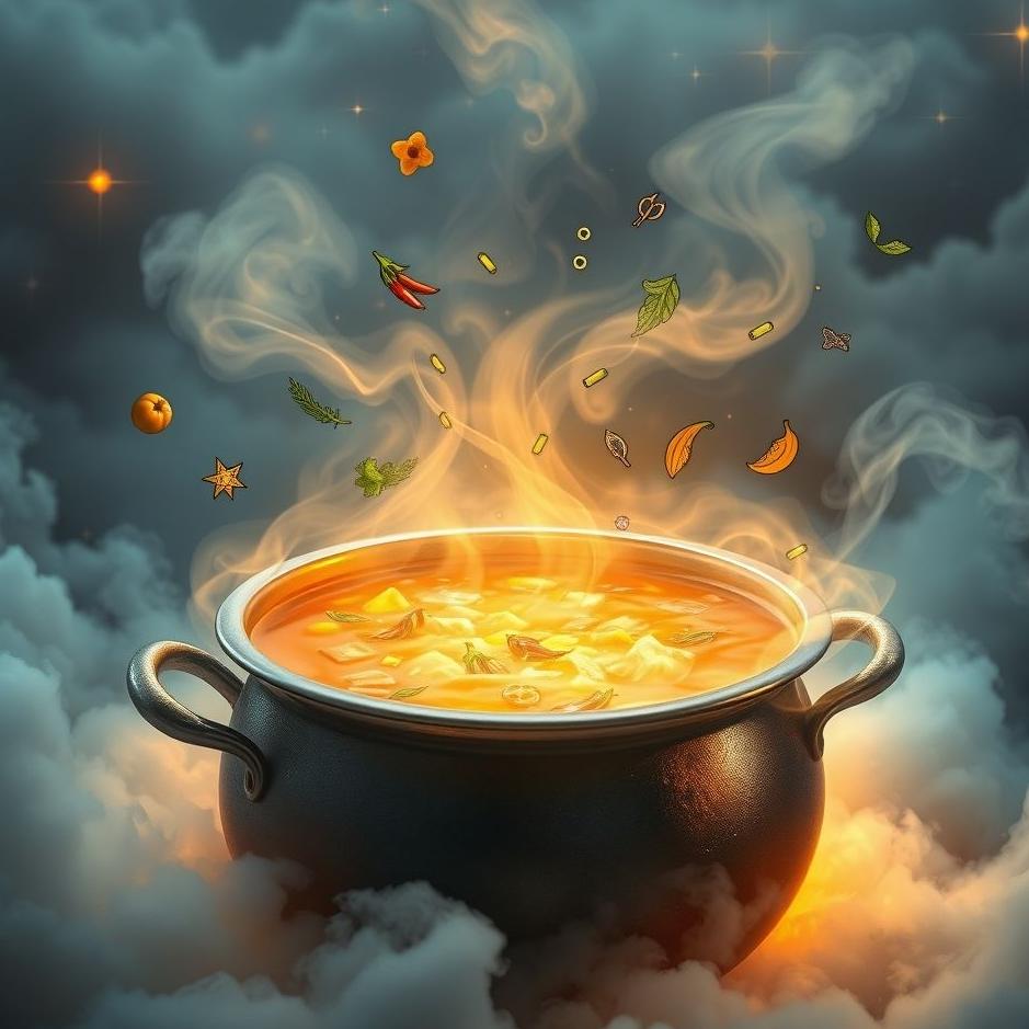 Dream : Cauldron of soup in a dream