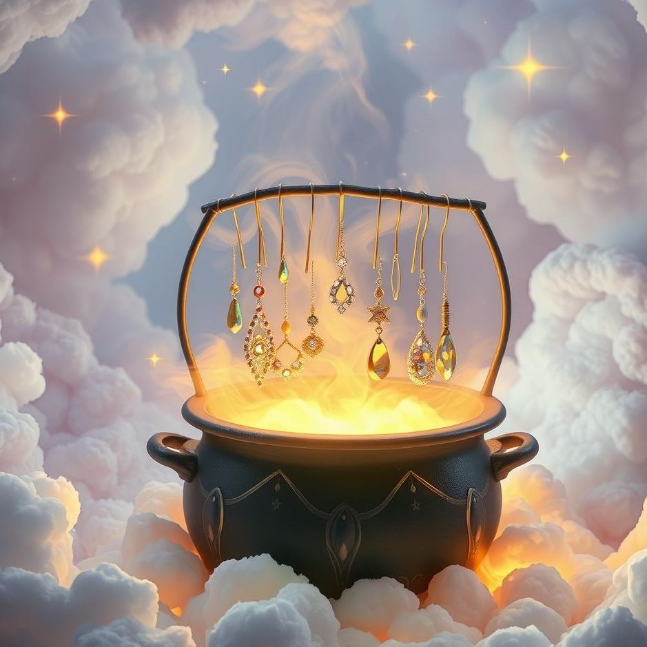 Dream : Cauldron with earrings in a dream