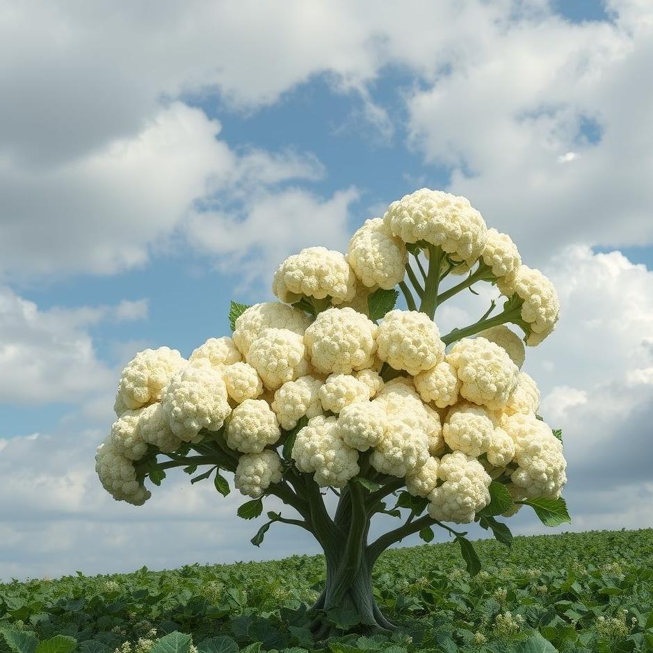 Dream : Cauliflower tree in a dream