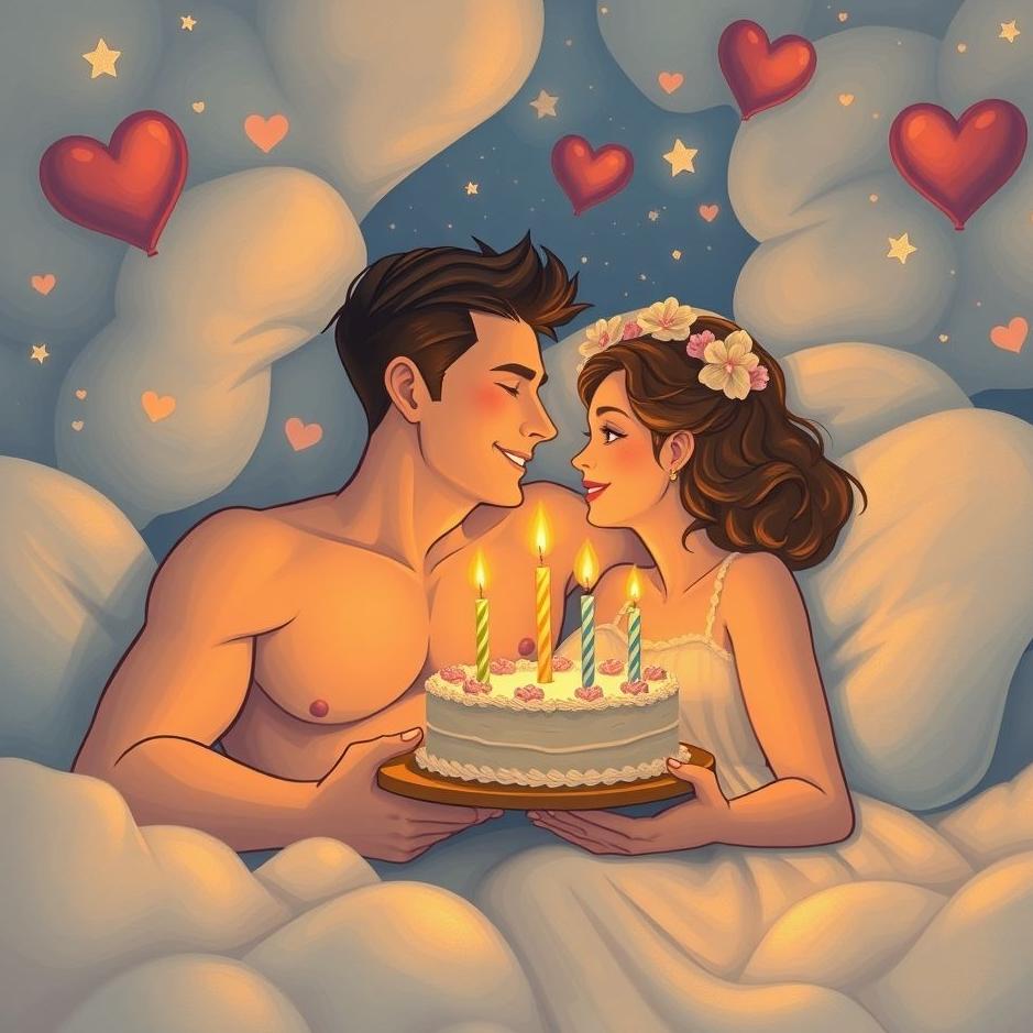 Dream : Celebrating your lover's birthday in a dream