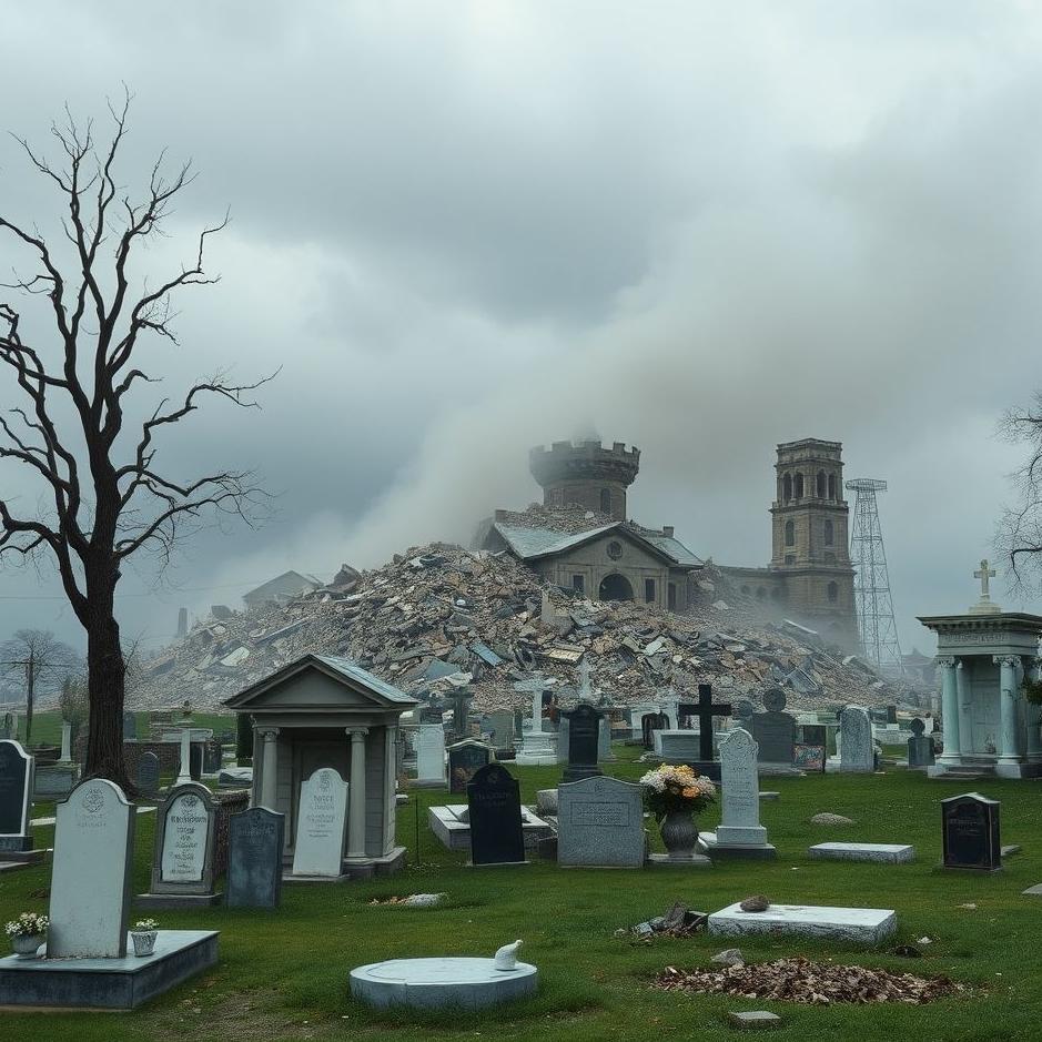 Dream : Cemeteries being demolished in a dream