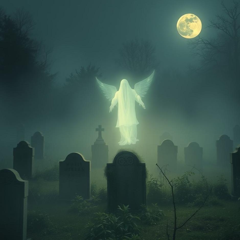 Dream : Cemetery and a spirit in a dream