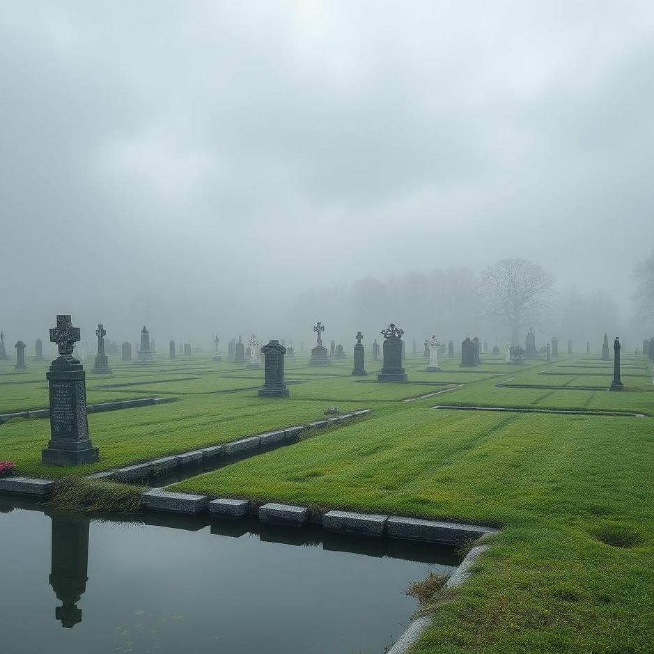 Dream : Cemetery and water in a dream