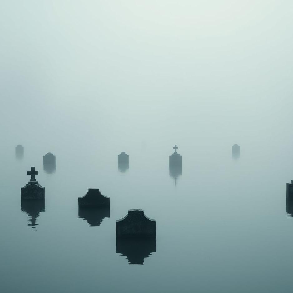 Dream : Cemetery flooded in a dream