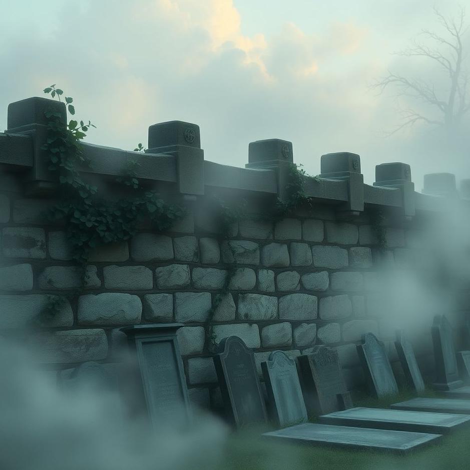 Dream : Cemetery wall in a dream