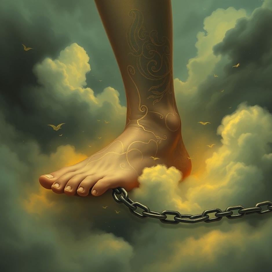 Dream : Chained from the foot in the dream