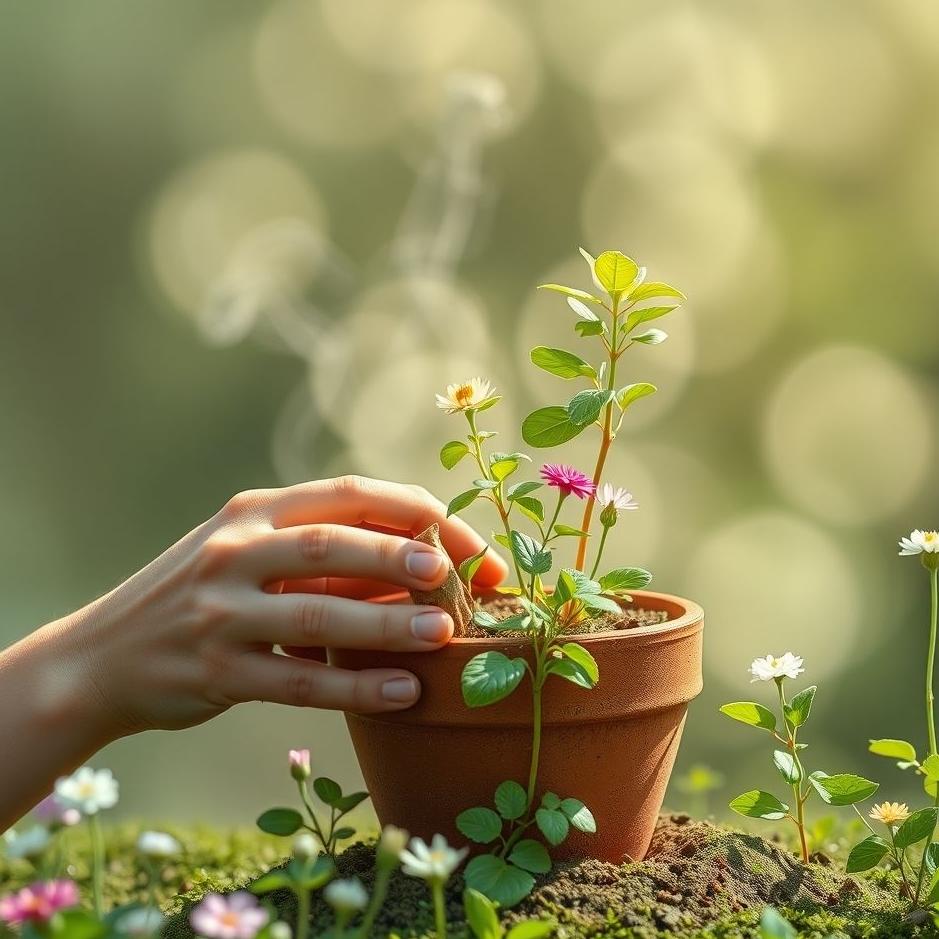 Dream : Changing a flower pot in a dream
