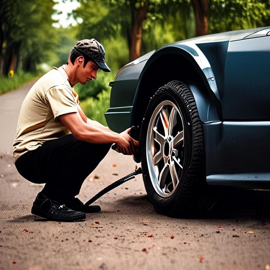 Dream : Changing a tire in a dream
