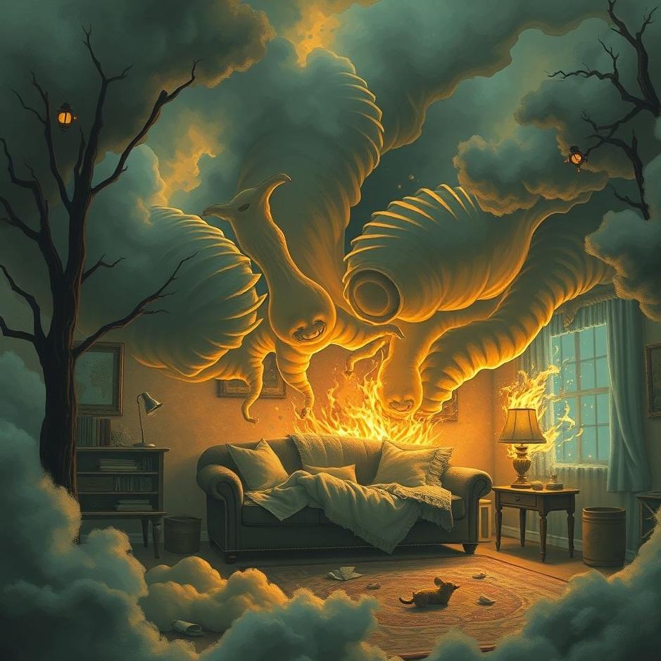 Dream : Chaos at home in a dream