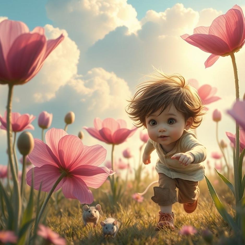 Dream : Chaseing a mouse in a dream