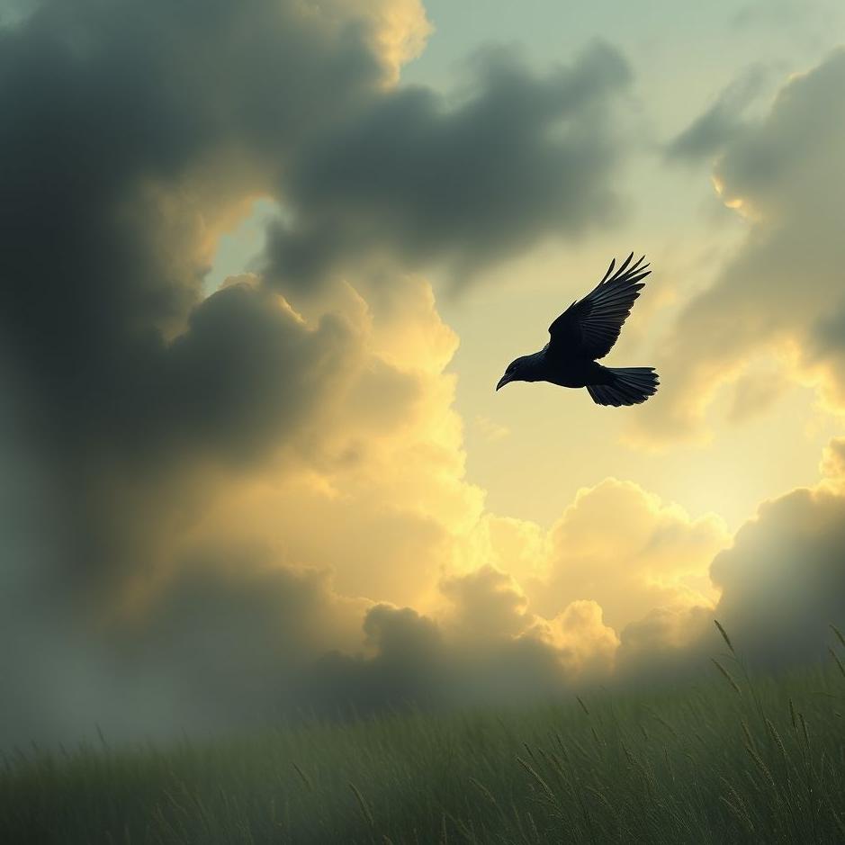 Dream : Chasing a crow in a dream