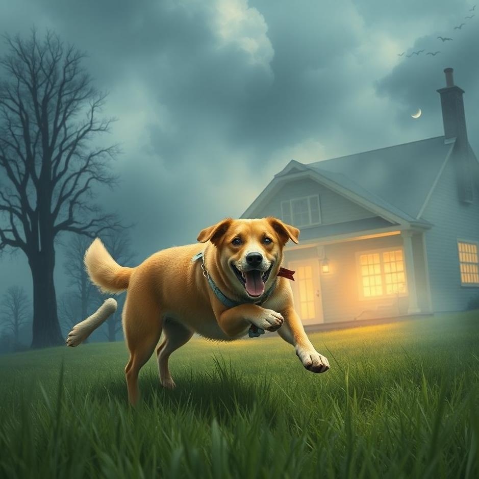 Dream : Chasing a dog from home in a dream