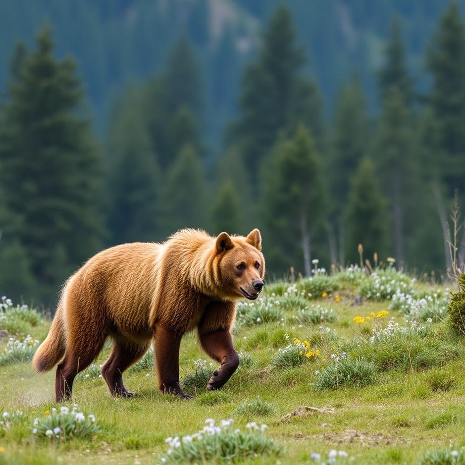 Dream : Chasing a grizzly wolf 