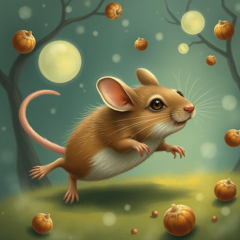 Dream : Chasing a hazelnut mouse in a dream