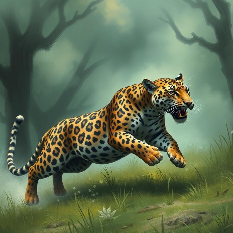 Dream : Chasing a jaguar in a dream